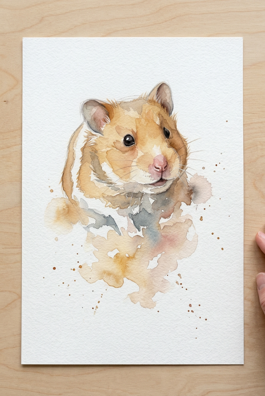 Loose Watercolour — Fine Art Print