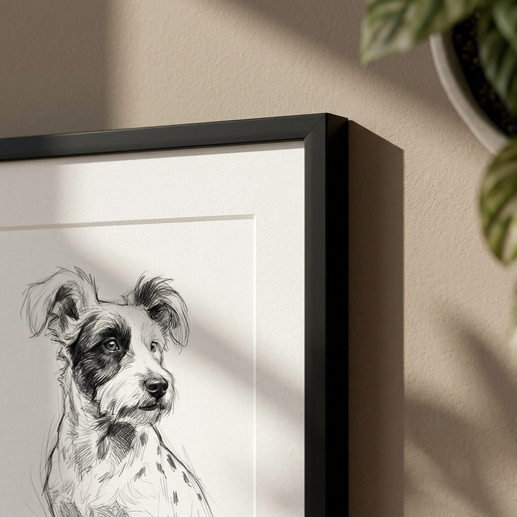 Graphite Pencil Sketch — Fine Art Print