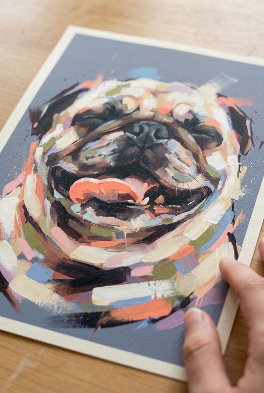 Expressionist Acrylic — Fine Art Print